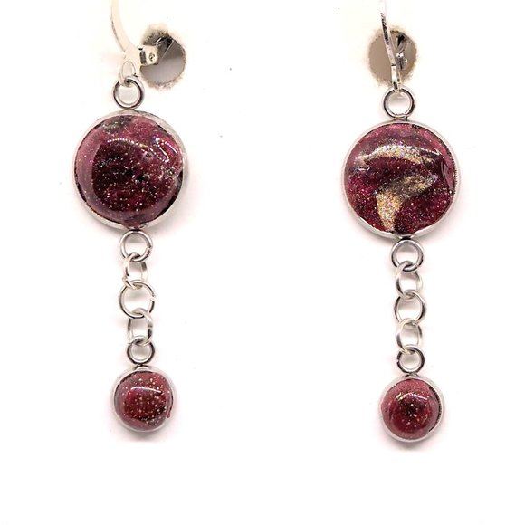 Circle Dot Earrings - Picture 1 of 6